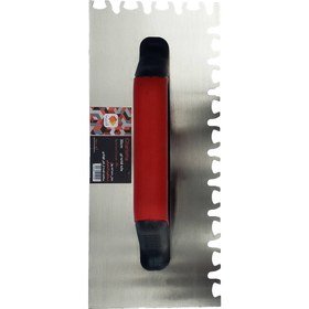 تصویر ماله شانه ایی دندانه یوز دسته لاستیکی 