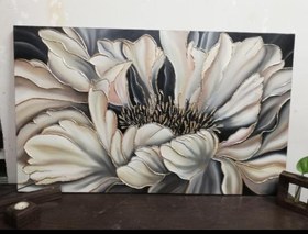 تصویر نقاشی رنگ روغن دکوراتیو برجسته سایز ۶۰×۱۰۰ Decorative decorative oil painting, size 60x100