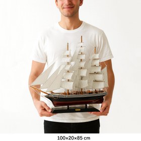 تصویر کشتی چوبی مدل Cutty Sark 