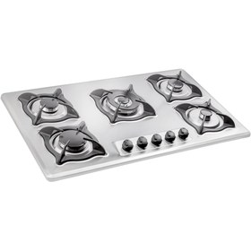 تصویر اجاق گاز استیل ۵ شعله درسا مدل مانلی DG2204-5M Dorsa Steel Hob Model Maneli