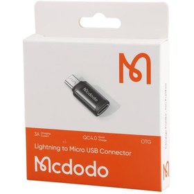 تصویر تبدیل OTG لایتنینگ به تایپ سی مک دودو OT-770 Mcdodo OT-770 OTG Lightning To Type-C OTG