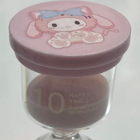 تصویر ساعت شنی - 20 دقیقه زرد 