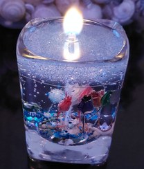 تصویر شمع شاتی دریایی آبی برفیsh a3 - آبی برفی candle panah