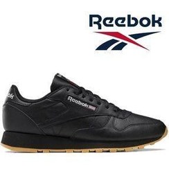 تصویر Reebok کفش ورزشی سیاه چرمی کلاسیک Reebok Classic Leather Gy0954 Kauçuk Taban Unisex Günlük Ayakkabı Siyah