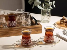 تصویر سرویس چای خوری ۸ پارچه انگلیش هوم طرح natural flower 