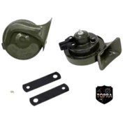 تصویر بوق شورلتی فابریک سبز ارتشی مناسب پژو 405 پاسیکو 