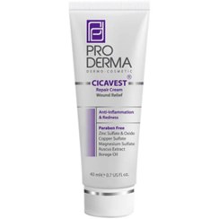 تصویر کرم بازسازی و ترمیم کننده پرودرما مدل Cicavest حجم 40 میلی لیتر Proderma Repair Wound Relief 40ml