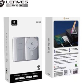 تصویر پاوربانک مگسیف لنیز ۱۳۰d Lenyes PW130D 10000 mah