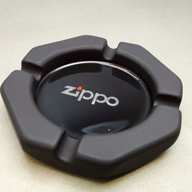 تصویر زیر سیگاری طرح زیپو 