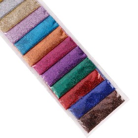 تصویر پودر اکلیل رنگی Magic Glitter بسته 12 عددی Colored Wreath Magic Glitter Pack Of 12