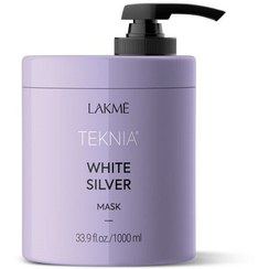 تصویر ماسک ضد زردی مو لاکمه Lakme سری Teknia مدل Silver White حجم 1000 میل 