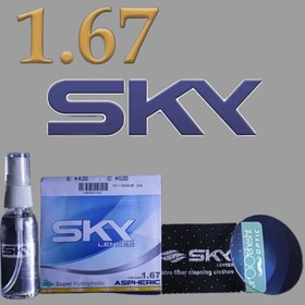 تصویر عدسی فشرده 1.67 برند SKY 