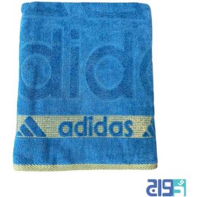 تصویر حوله حمامی آدیداس سایز ۹۰ * ۱۵۰ 