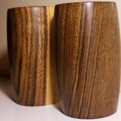 تصویر لیوان ساده wooden glass