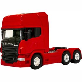 تصویر ماکت کامیون اسکانیا V8 سایز 1/64 