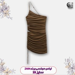 تصویر لباس مجلسی زنانه برند zara سایز xs (ارسال رایگان) 