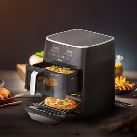 تصویر سرخ کن دوطبقه عرشیا مدل 3249 آلمان Arshia Dual X Cyclone Air Fryer