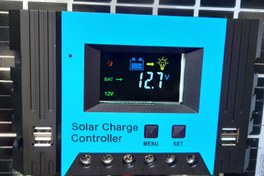 تصویر کنترل شارژ خورشیدی ۶۰ آمپر ۱۲/۲۴ ولت PWM 