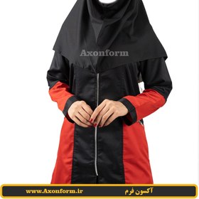 تصویر مقنعه مشکی تترون کد1 