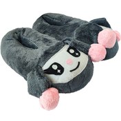 تصویر دمپایی حوله‌ای مدل اسلیپر طرح کرومی 