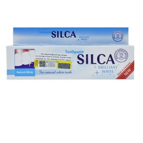 تصویر خمیر دندان سفید کننده و براق کننده روزانه Silca ا Silca Brilliant White Toothpaste Silca Brilliant White Toothpaste