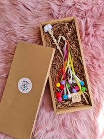 تصویر مدل پوم پوم(اسباب بازی گربه) اسباب بازی سگ و گربه