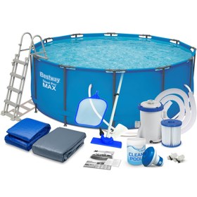 تصویر استخر پیش ساخته بست وی گرد 122×۳۶۶ 56420