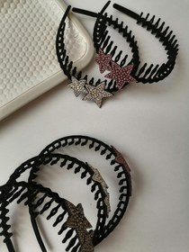 تصویر تل مخمل ستاره نگینی 