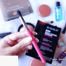 تصویر براش بلندینگ سایه چشم مخروطی مینی سایز صورتی سیگما ( اصل ) مدل E45Sigma Beauty E45 Small Tapered Blending Mini Brush E45 Sigma Beauty E45 Small Tapered Blending Mini Brush