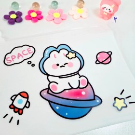 تصویر کاور A5 کیوت زیپ‌دار 