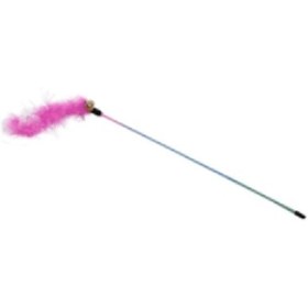 تصویر اسباب بازی گربه مدل چوب پر دار (Cat toy with feathers) کد:1011 Cat toy with feathers