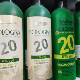 تصویر کرم اکسیدان بلونیا بدون آمونیاک 6درصد 1لیتری BOLOGNA Bologna oxidant cream without ammonia 6% 1 liter BOLOGNA