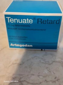 تصویر قرص تنویید ریتارد اصلی ۶۰عددی Tenuate Retard