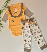 تصویر لباس پنبه نوزادی نیلی - یک 