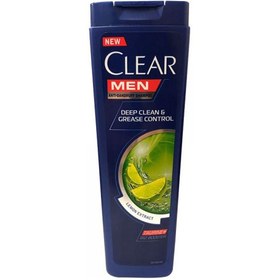 تصویر شامپو ضدشوره کلییر کنترل چربی و پاکسازی عمیق پوست سر آقایان 200 میل Clear Anti-Dandruff & Deep Clean & Grease Control Shampoo For Men 200 ml