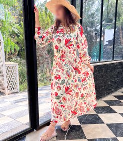 تصویر پیراهن ساحلی زنانه لاله 