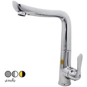 تصویر شیر ظرفشویی آشپزخانه شیبه مدل هامون - مشکی طلایی Shibeh Sink Mixer Faucet