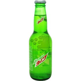 تصویر نوشابه شیشه ای ۲۵۰ میل مانتین دیو – mountain dew 