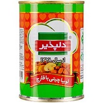 تصویر کنسرو لوبیا چیتی با قارچ دلپذیر 420 گرم 