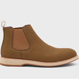 تصویر چکمه‌های چرم سوئدی چلسی برند robert wood Suede Chelsea Boots