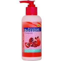 تصویر کرم دست، صورت و بدن آبرسان انار 250میل بوسوم Bossom Pomegranate Extract Moisturizing Cream 250ml