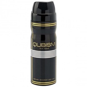 تصویر اسپری بدن مردانه مدل Qubism حجم 200 میلی لیتر عماد آرا Emad Ara Qubism Spray For Men 200 ml