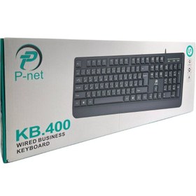 تصویر کیبورد P-net پی نت مدل KB.400 