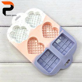 تصویر قالب کیک سیلیکونی 6 عددی B416 