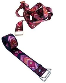 تصویر بند یوگا چند رنگ کمربند فلزی با طرح شده 200 سانتی متر برند REMEGE 