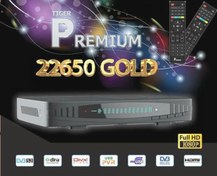 تصویر گیرنده پریمیوم 22650 گلد دو کنترل Premium 22650 gold