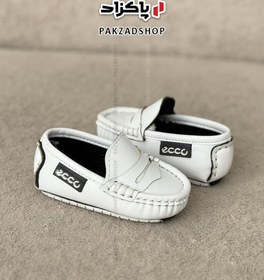 تصویر کفش کالج بچگانه چرم سایز ۱۷ تا ۲۰ رنگ مشکی 