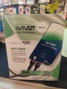 تصویر کابل شارژ اندروید کنفی دو لایه Data cable Android