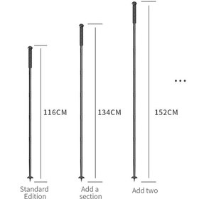 تصویر ست عصای کوهنوردی تاشو مدل Terkking Pole 