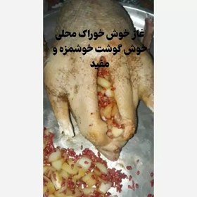 تصویر پک محلیجات غاز خوش خوراک پاک کرده اماده طبخ 2عدد ارسال با باکس یخ 